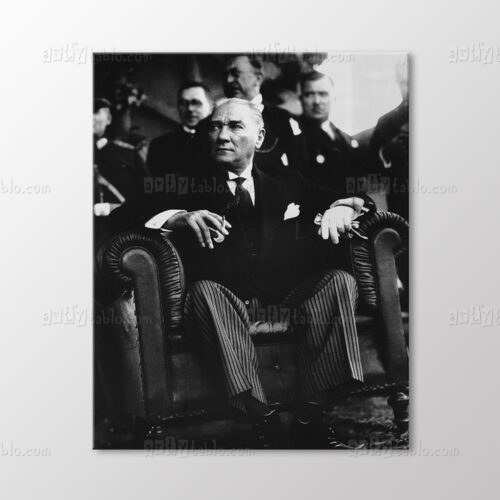 Atatürk Törende Tablo kanvas tablo