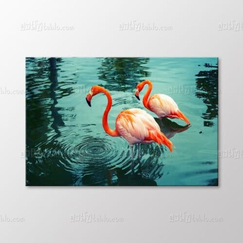 Flamingolar Tablo kanvas tablo