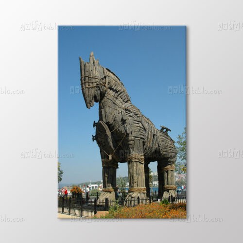 Truva Atı Tablo kanvas tablo