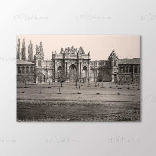 Dolmabahçe Sarayı Treasury Gate, 1880 Tablo kanvas tablo