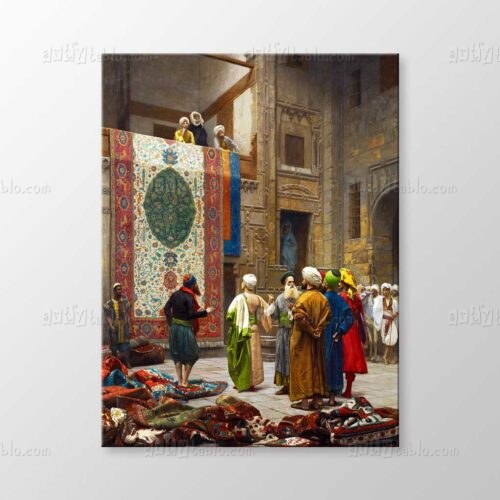 Halı Tüccarı Tablo kanvas tablo