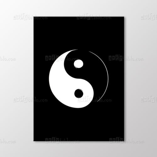 Ying Yang Tablo kanvas tablo