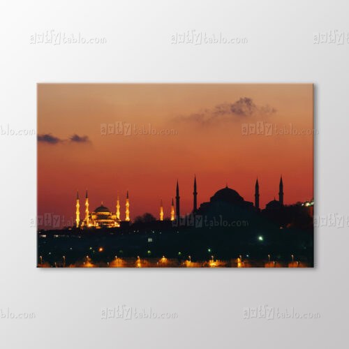 Ayasofya ve Sultanahmet Camii Tablo kanvas tablo
