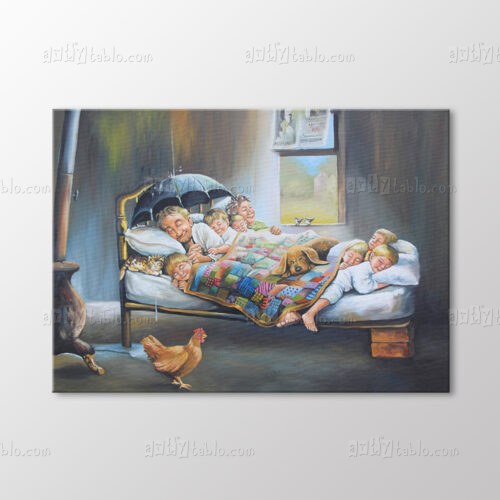 Mutluluğun Resmi Tablo kanvas tablo