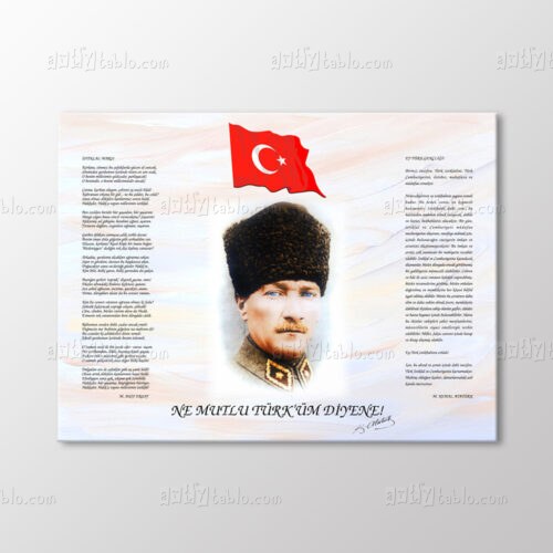 Atatürk Köşesi Tablo kanvas tablo