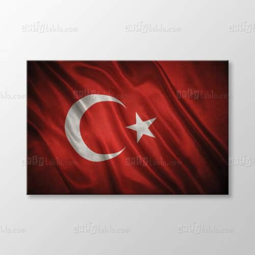 Türk Bayrağı Tablo kanvas tablo