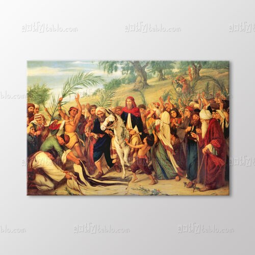 Christs Entry into Jerusalem Tablo kanvas tablo