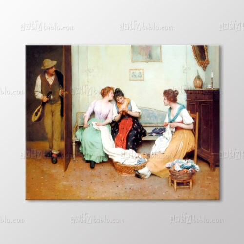 The Friendly Gossips Tablo kanvas tablo